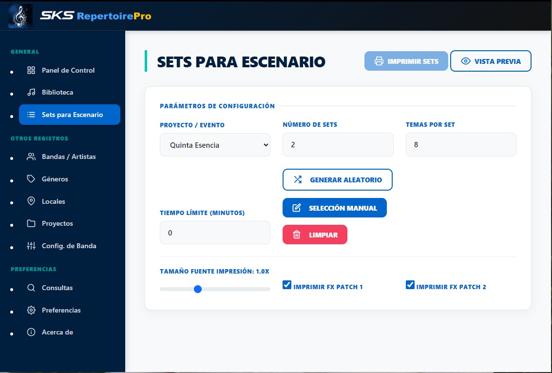 SKS Repertoire Pro Android